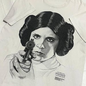 Vintage Princess Leia Star Wars T Shirt Vintage Star Wars a new hope Shirt Princess Leia Organa Disneyland Shirt Star Wars 1977 Tee