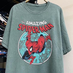 Vintage 90s Spiderman T-Shirt, Spider-Man Shirt, Superhero Shirt, Spiderman Lover Shirt, Retro Family Spider Shirt