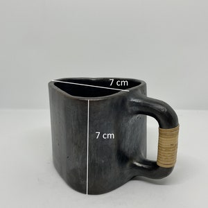 Longpi Pottery Handmade Nontoxic Coffee Mug Set of 4 Express Delivery in 3-5 days image 3