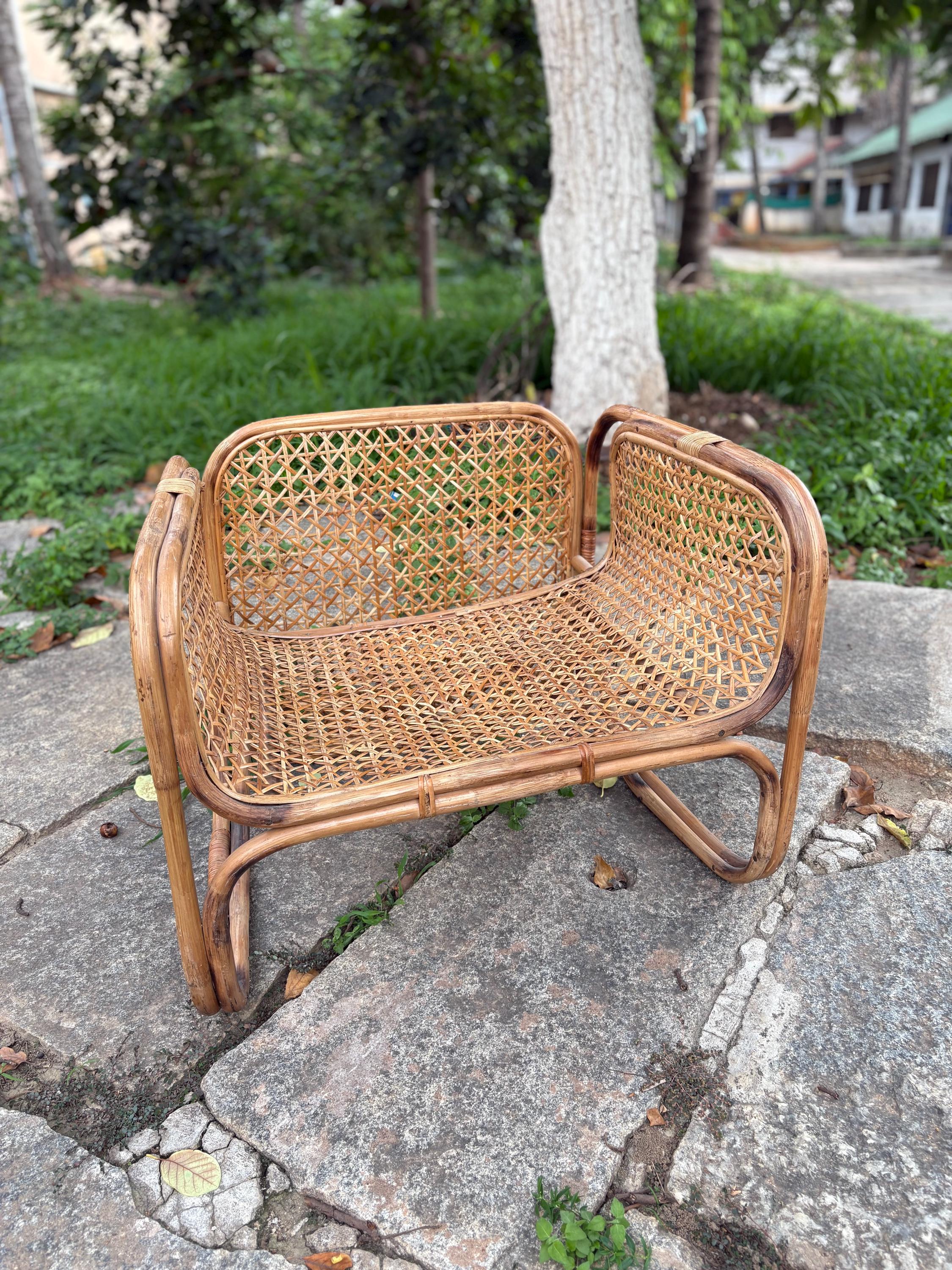 ラタン トロピカルファイン アーチ型 キャビネット 籐家具 ショー