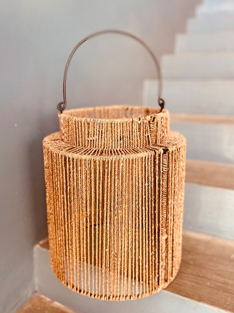 FreesiaStores Water Hyacinth Lampshade - Thumbnail 2