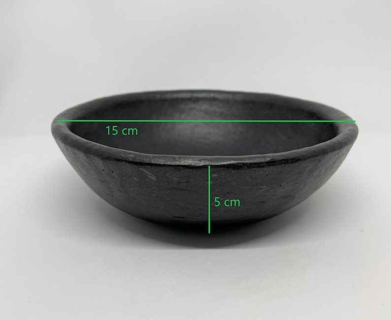 Terracotta by Sachii Longpi Black Pottery Soup/Salad Bowl main image 1