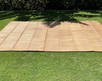 Water Hyacinth Foldable Outdoor Mat - XL - 100% Natural and Handmade