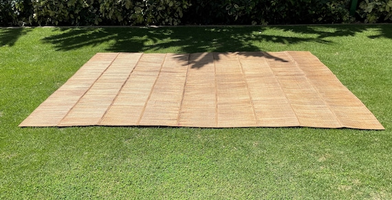 Water Hyacinth Foldable Outdoor Mat - XL - 100% Natural and Handmade