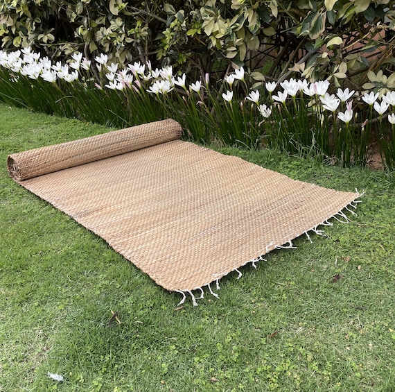 Water Hyacinth Yoga Mat Large 100 Natural and Handmade Etsy UK