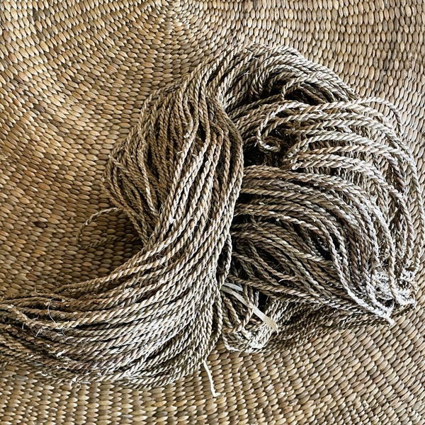 Twisted Water Hyacinth Rope Bundles - 50 Meters (3mm Thickness)