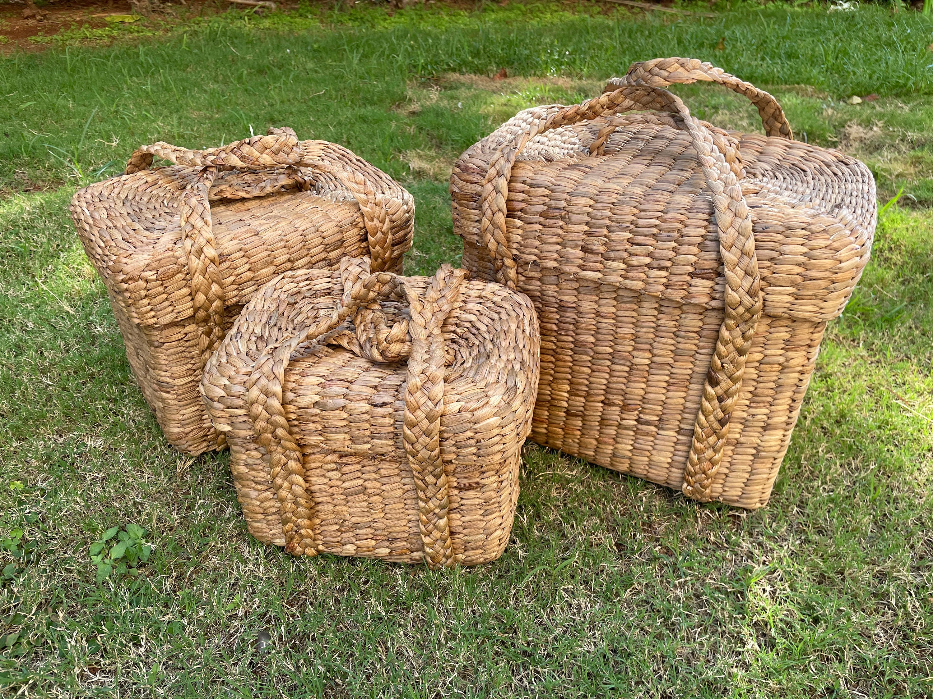 新品タグ付き　ludlow Water hyacinth バスケットバッグ 新品タグ付き ludlow Water hyacinth バスケットバッグ