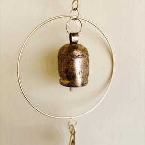 Handmade Brass Wind Chime | 8 or 5 Bell Options