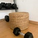 Handmade Water Hyacinth Stool - Lightweight, Sturdy, and Versatile - Etsy