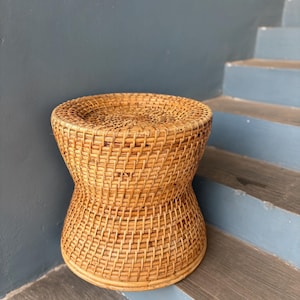 Handmade Cane Stool - 36 cm x 38 cm - Super Sturdy