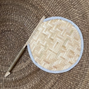 Assamese Bamboo Hand Fan - Natural Cooling and Cultural Elegance - Set of 2