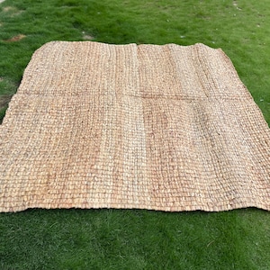 Hand Braided Weaved Mat from Water Hyacinth