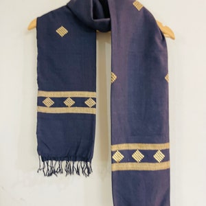 Naturally dyed Organic Eri Stole