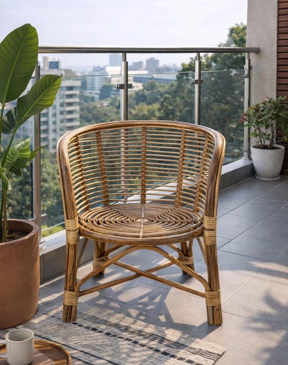 Cane Balcony/Garden Chair – Eco-friendly, Sustainable and Handmade - Feb 25