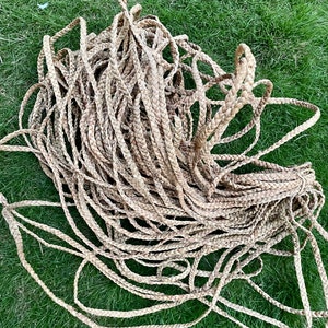 Natural Hand-Braided Water Hyacinth Ropes - Pack of 50 Meters