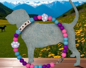 Personalized Silicone Glow in the Dark Custom Safety Dog Collar NecklacePersonalized Silicone Glow in the Dark Safety Dog Collar/Necklace