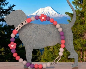 Personalized Silicone Glow in the Dark Custom Safety Dog Collar NecklacePersonalized Silicone Glow in the Dark Safety Dog Collar/Necklace