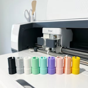 Adaptateur Sharpie | Suit Machine de découpe de vinyle Cricut Explore Maker | Imprimé en 3D | Fournitures pour outils Cricut faits main | Stylo à pointe ultra fine