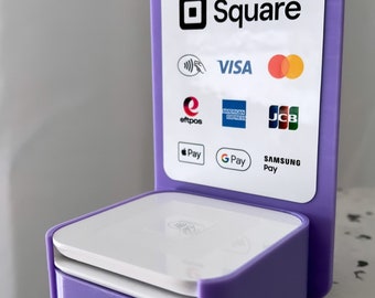 Square Card Reader Stand Dock | Market Display | 3D printed | Payment Stand POS | Square Up