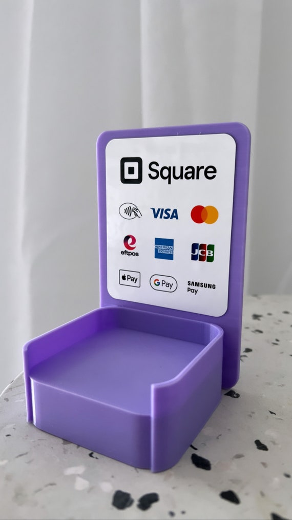 Square Card Reader Stand Dock | Market Display | 3D Printed