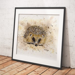 Hedgehog Artwork - Canvas & print animal art in a range of sizes and styles - Harley