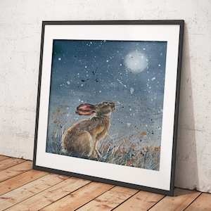 Hare Artwork - Canvas & print animal art in a range of sizes and styles - Heath