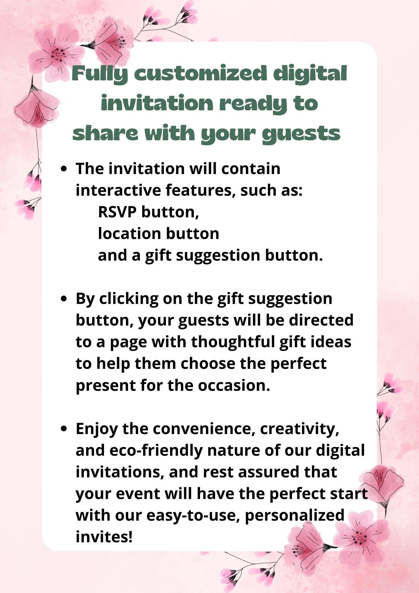 Interactive Birthday Invitation PDF