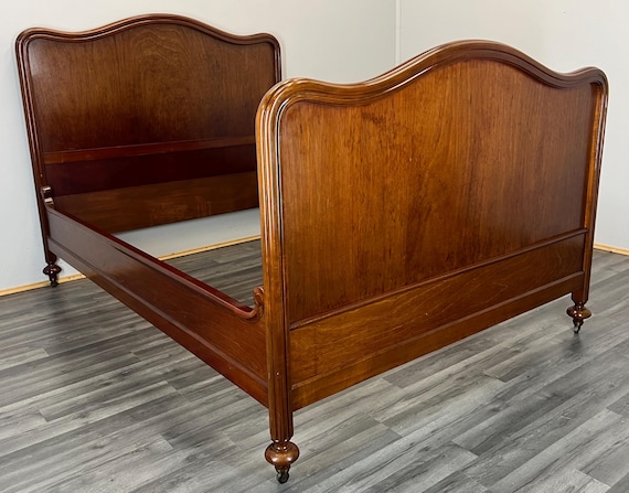 Antique double bed discount