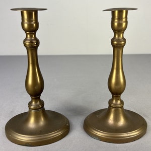 Pair of French vintage candle holders candelabra candlestick (LOT 5177)