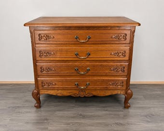Chest of Drawers Vintage French Louis XIV Sideboard Cabinet Storage LOT 3474