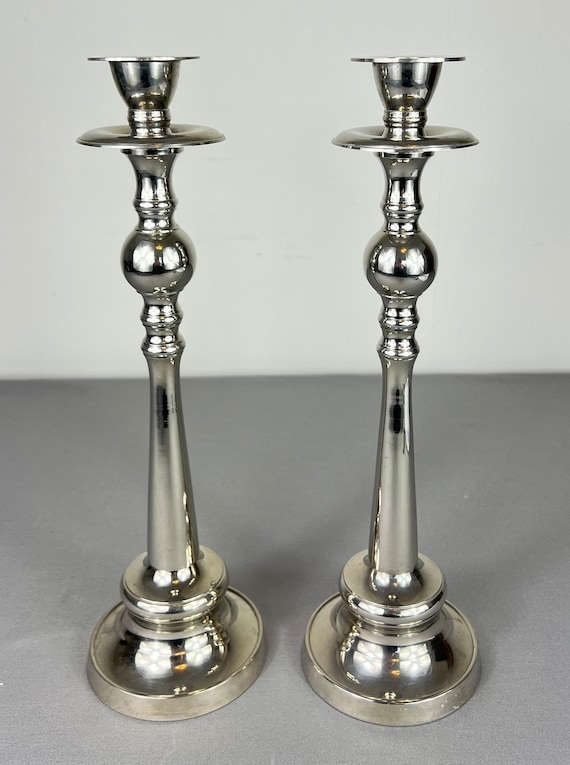 フランス製ヴィンテージキャンドルホルダー（燭台、ローソク足）ペア