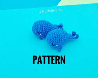 Tiny Whale. An amigurumi crochet pattern. In english.