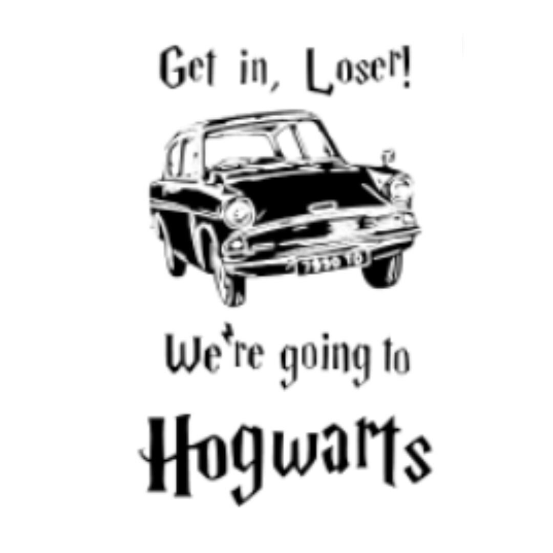 HP Inspired Flying Car Instant Download SVG File for Print and Cut Cutting Machine Graphic ...