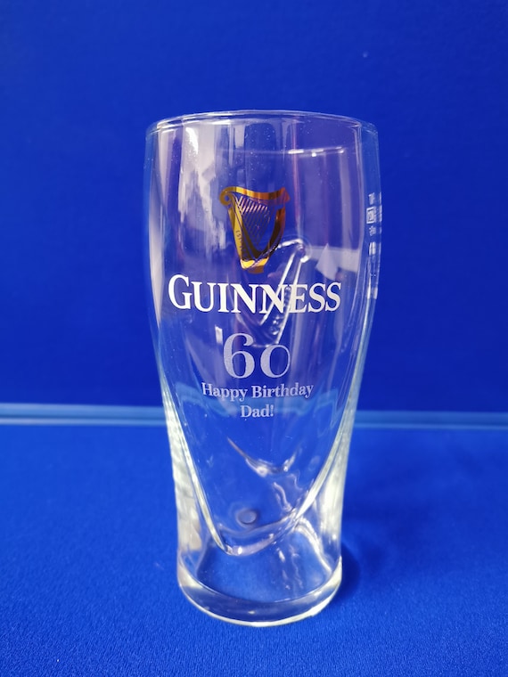 Personalised Engraved Pint Guinness Glass, Perfect for Any Guinness Lover,  Birthday, Father's Day, Anniversary, Christmas Gift 