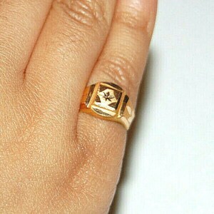 21 Karat Gold Ring Etsy