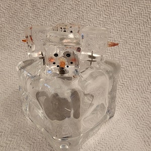 Set of 4 Dept 56 Snowman Ice Cube Faces Spreaders 