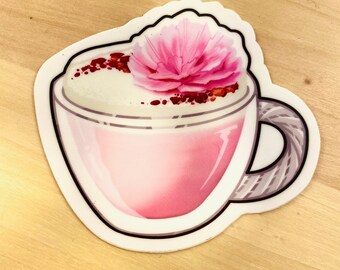 Sticker - Rose Cream Latte