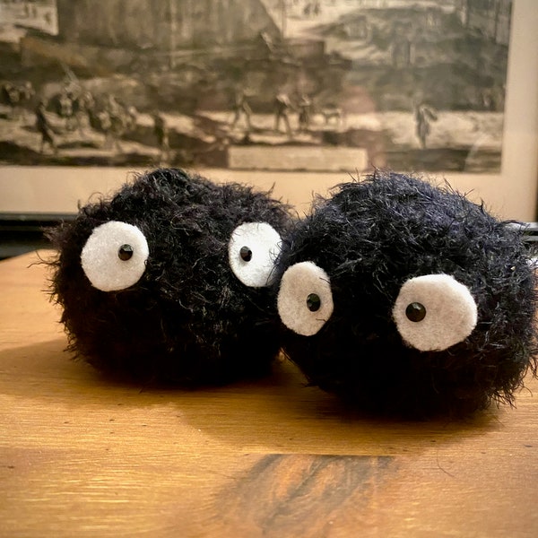 Soot Sprites - Embroidered Plushes, Pack of 2