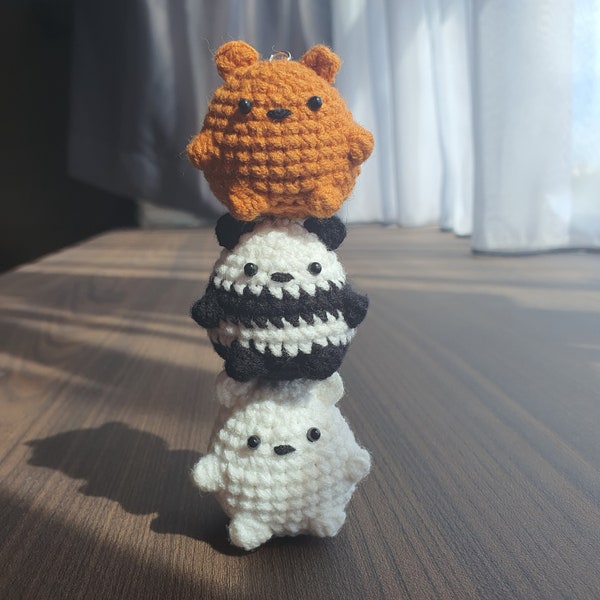 Dumpling We Bare Bears (Bear / Panda) Crochet Pattern