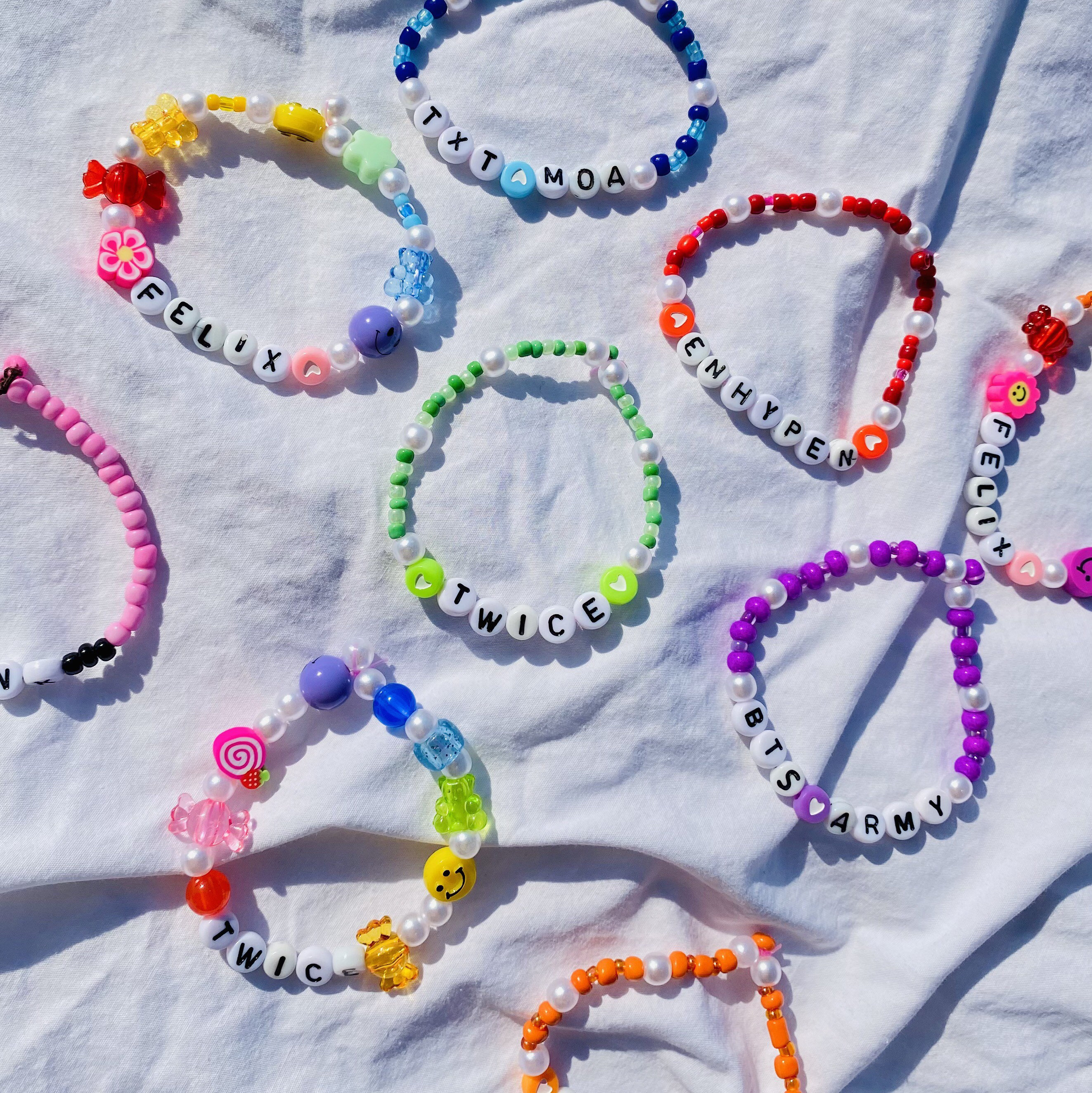 Kpop Beaded Bracelets any Group idol Etsy Canada