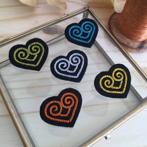 Broche &#39;Anne&#39; - Corazón bretón - Joyería artesanal para mujer - Les Amis Imaginaires by Gallaizig