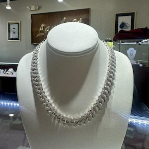 Sterling Silver Iced Out Chain