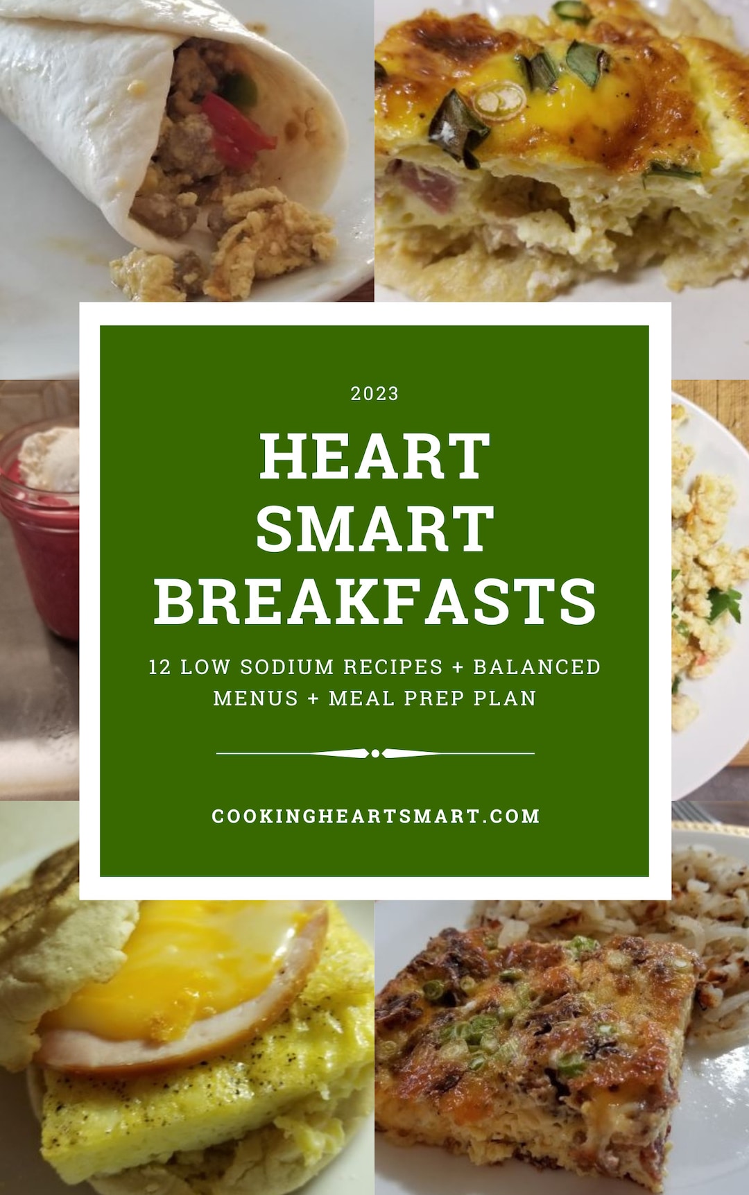 Heart Healthy Low Sodium Breakfast Meal Plan Etsy