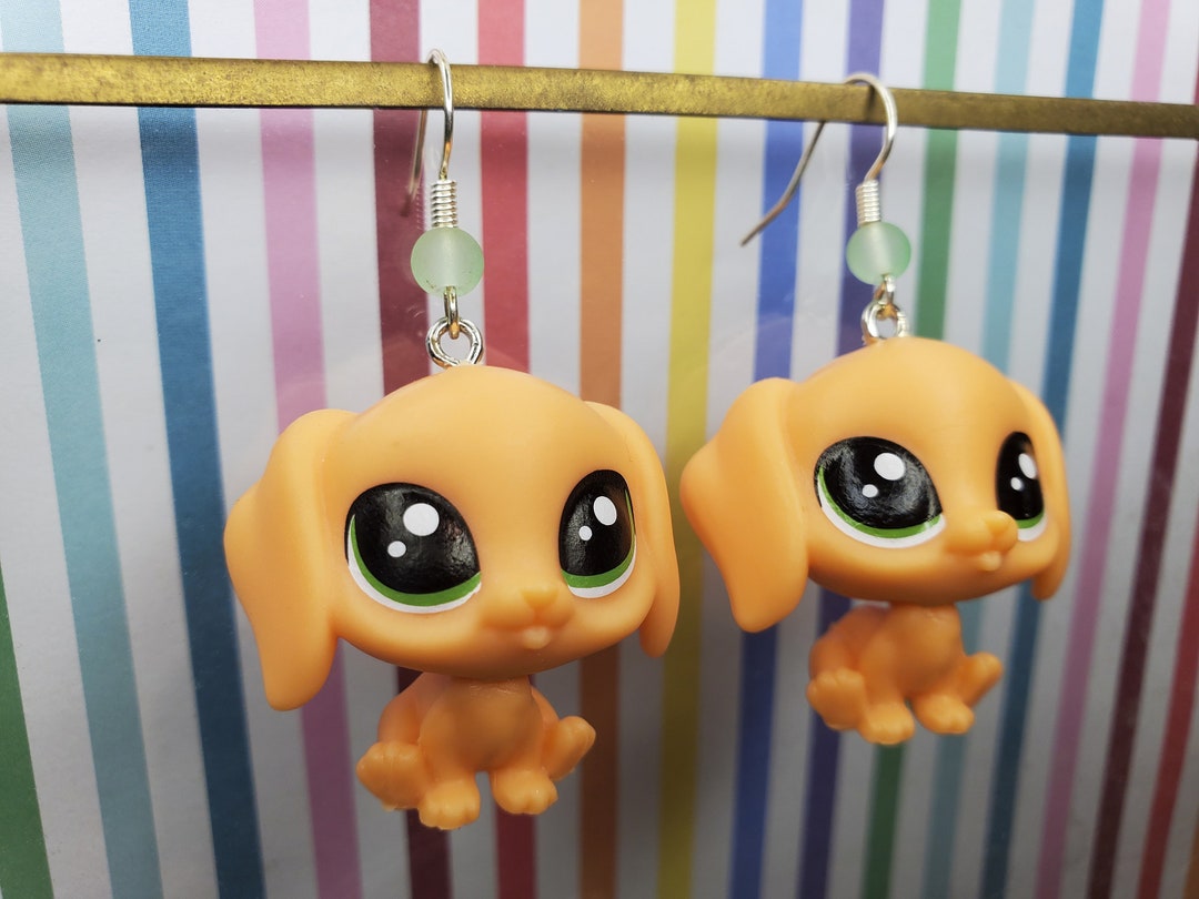 LPS Littlest Pet Shop Orange Puppy Little Girl Birthday Gift, Christmas
