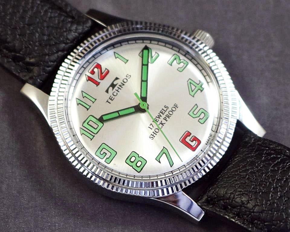 ブランドのギフト TECHNOS JUPITER SWISS AUTOMATIC MENS hirota.com.br