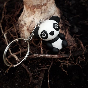 Keychain Panda, Backpak Keychain, Backpack Pendant, Backpack Tag