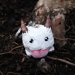 Cute Poro Keychain, Backpak Keychain, Backpack Pendant, Backpack Tag