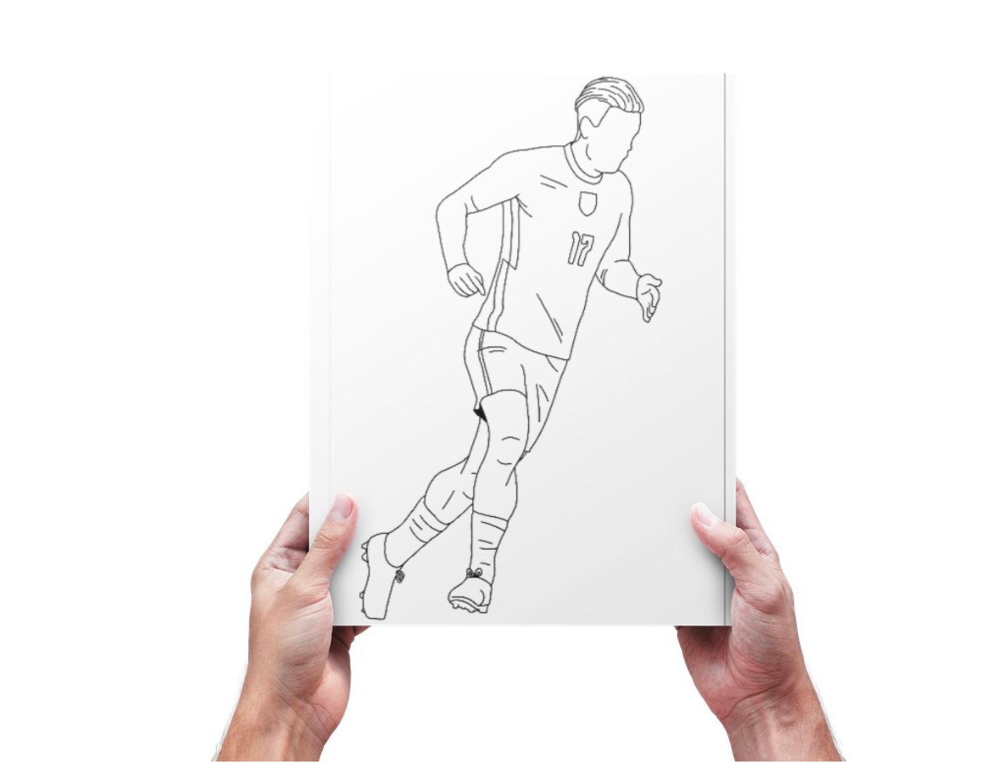 Football Colouring Sheet Coloring Digital Download Print | Etsy