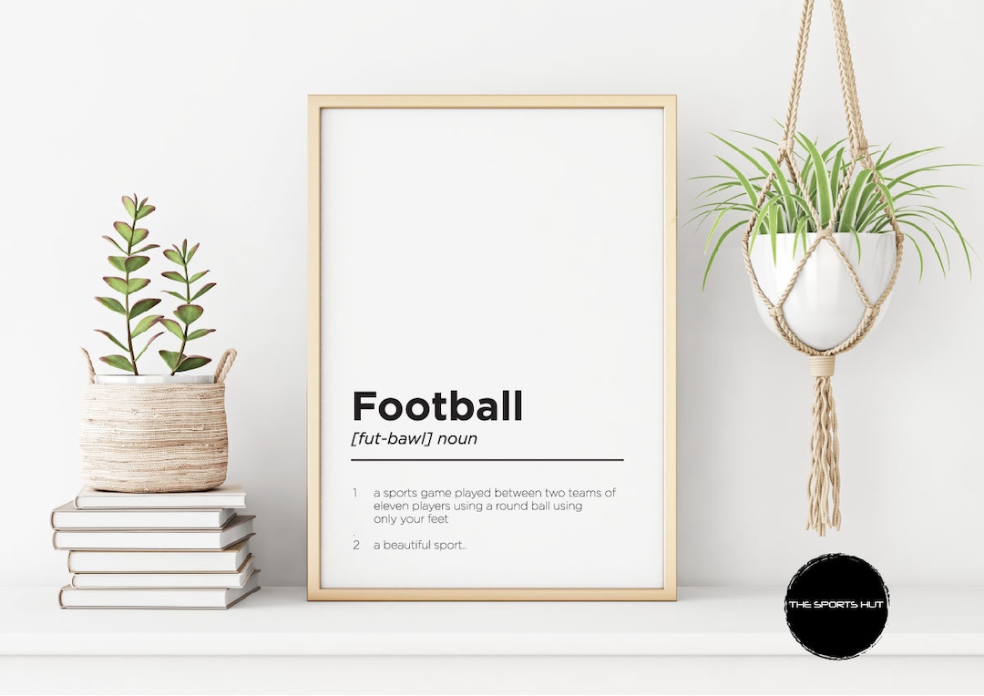 Football Definition Soccer England Gift Lionesses Poster Etsy