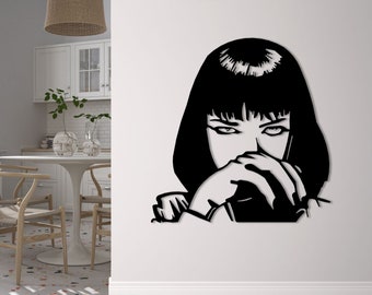 Pulp Fiction Metal Wall Art: Dance Scene, Bedroom Decor